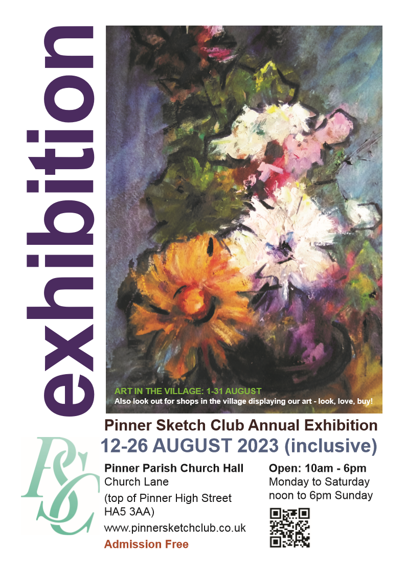 Pinner Sketch Club Exhibition 2023 - The Pinner Association